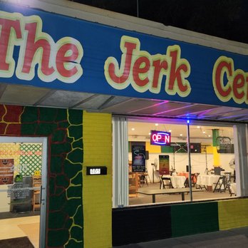 Jerk Center - Night time outside the restaurant. It's tucked away in the corner of the plaza next to a barber shop. - Caribbean Near Me - Tarpon Springs, Florida Jerk Center - Night time outside the restaurant. It's tucked away in the corner of the plaza next to a barber shop. - Caribbean Near Me - Tarpon Springs, Florida