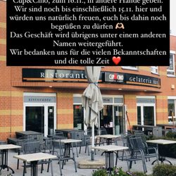 Cup&Cino - Schließt zum 16.11.2024
