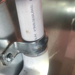 Randazzo - Water bead sitting in pipe joint above water sensor