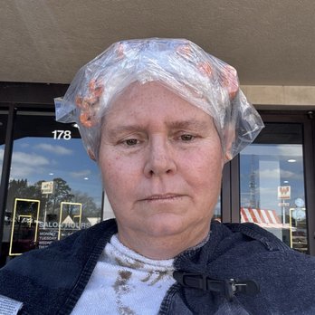 On Stage Hair Design - During my perm - Hair Salons Near Me - Beaumont, Texas On Stage Hair Design - During my perm - Hair Salons Near Me - Beaumont, Texas