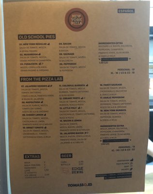 Menu photo 2 Tomasso Barcelona, B Menu photo 2 Tomasso Barcelona, B