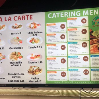El Toro Bravo - Menu - Mexican Near Me - Tustin, California