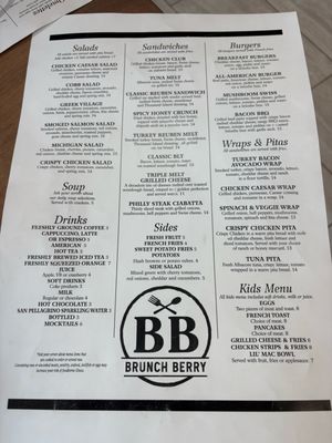Menu photo 1 Brunch Berry Howell, MI