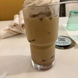 Blueberry pancake latte