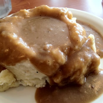 Bill's Diner - Real mashed potatoes with gravy. - Diners Near Me - Norwich, New York