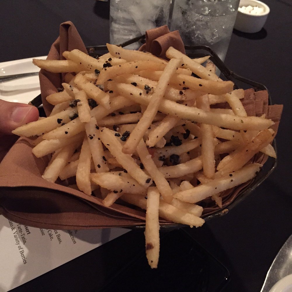 Pamplemousse Grille - Truffle fries - New American Near Me - Solana Beach, California Pamplemousse Grille - Truffle fries - New American Near Me - Solana Beach, California