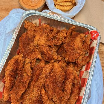 Sweet Radish - 20 PC Hot Tenders with a side of fries - Korean Near Me - Everett, Washington Sweet Radish - 20 PC Hot Tenders with a side of fries - Korean Near Me - Everett, Washington
