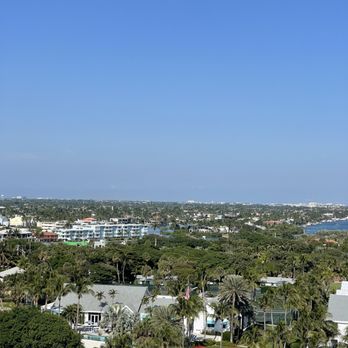 Hillsboro Inlet Lighthouse - Goodyear blimp from the top of the lighthouse. - Local Flavor Near Me - Hillsboro Beach, Florida