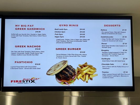 Menu photo 2 Firestix Greek Grill Wanaque, NJ