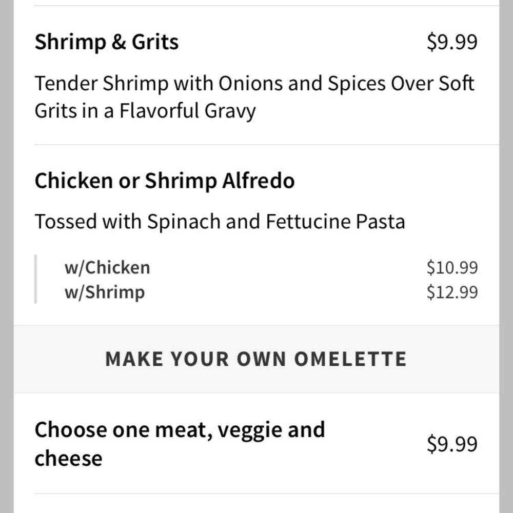 219 Bistro - Menu in line different than in restaurant. Prices more expensive (Shrimp & Grits). #Bait&Switch - American Near Me - Norfolk, Virginia 219 Bistro - Menu in line different than in restaurant. Prices more expensive (Shrimp & Grits). #Bait&Switch - American Near Me - Norfolk, Virginia