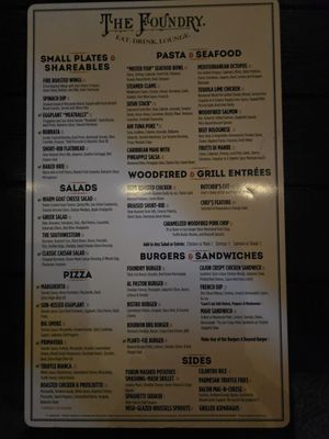 Menu photo 1 The Foundry Pompano Beach, FL