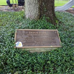 Zephyrhills Depot Park - Naming of the oark