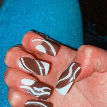 Number 1 Nail Spa - Sns powder with gel paint - Nail Salons Near Me - Brooklyn, New York