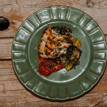 Silver Spork Events & Catering - Herb crusted Chicken with Romesco Sauce & Roasted Vegetables - Caterers Near Me Silver Spork Events & Catering - Herb crusted Chicken with Romesco Sauce & Roasted Vegetables - Caterers Near Me