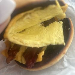 McDonald's - A bacon egg and cheese bagel