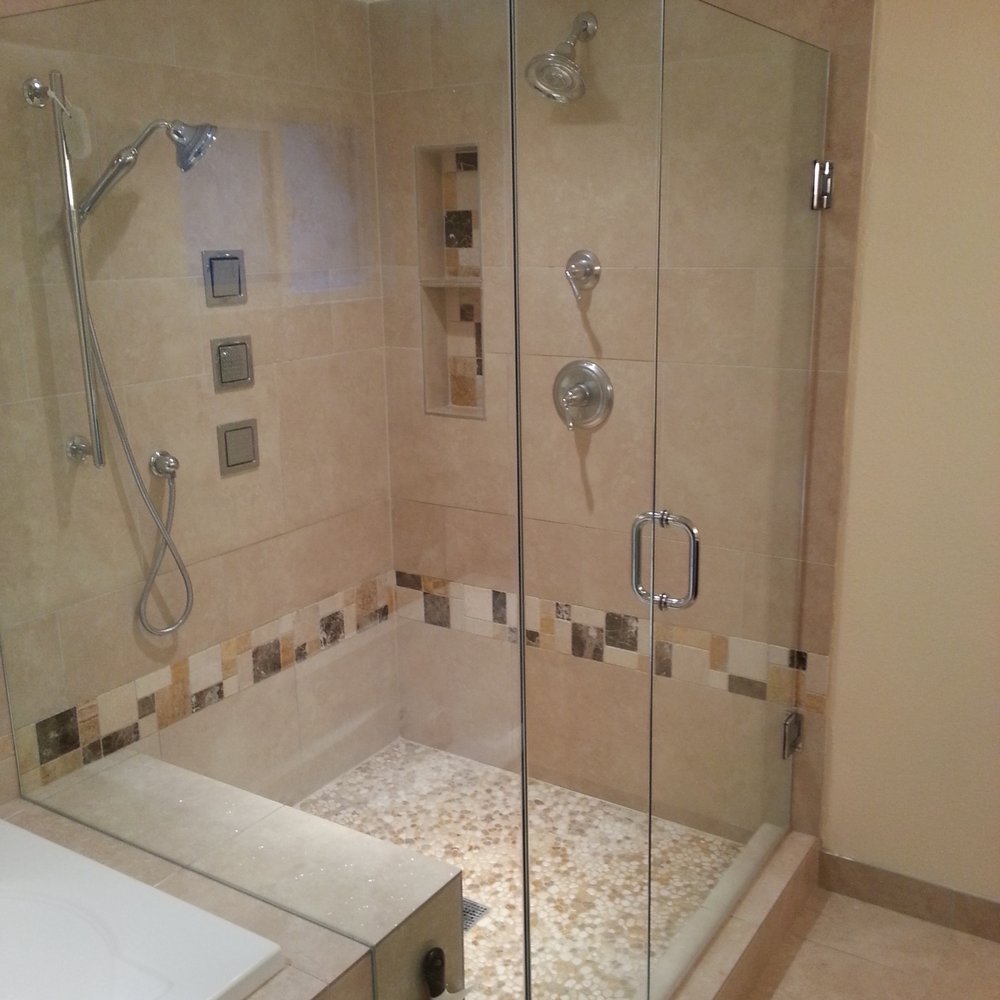 Sunrise Glass - Customer Photo: Sunrise Glass Company installed frameless shower enclosure. It looks even better in person. Perfect. - Auto Glass Services Near Me - Fort Collins, Colorado Sunrise Glass - Customer Photo: Sunrise Glass Company installed frameless shower enclosure. It looks even better in person. Perfect. - Auto Glass Services Near Me - Fort Collins, Colorado