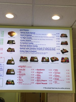 Menu photo 2 Yo Sushi Albany, CA