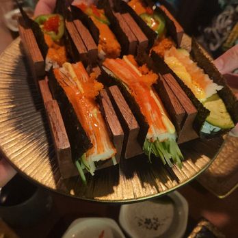 Nikko Sushi Izakaya - Different hand rolls - Izakaya Near Me - Chicago, Illinois