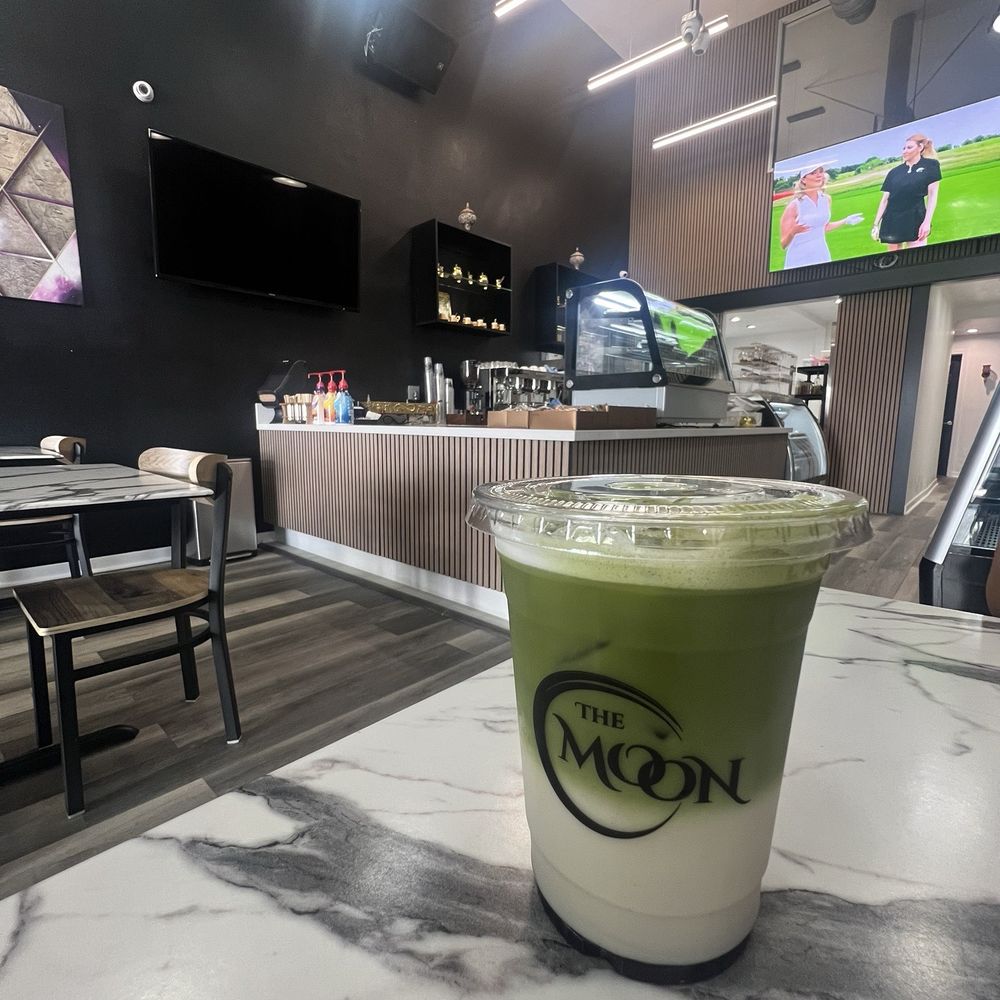 The Moon - Iced Matcha Latte Lavender Highly recommend it ! - Coffee & Tea Near Me - North Hollywood, California The Moon - Iced Matcha Latte Lavender Highly recommend it ! - Coffee & Tea Near Me - North Hollywood, California