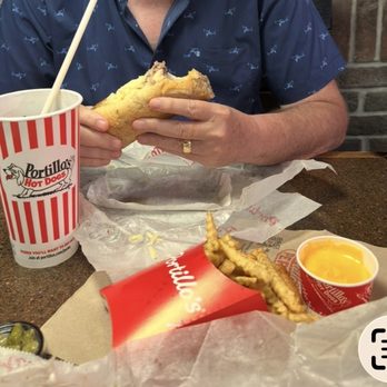 Portillo's Brandon - Regular beef dipped, cheese fries & Diet Coke (self serve) - Burgers Near Me - Brandon, Florida