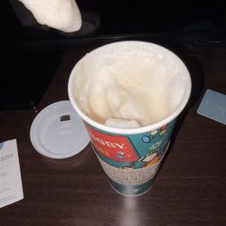 Biggby - More foam with a single finger to show depth of incompetence.
