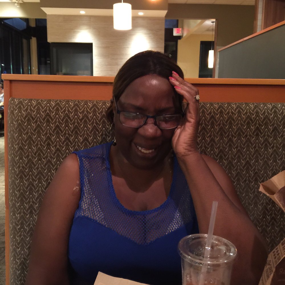 Panera Bread - My wife enjoying her meal, she was eyeballing my summer corn chowder soup! I had to keep watch. - Salad Near Me - Concord, North Carolina