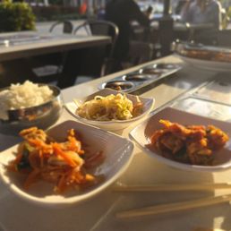 All the veggies that come with the bbq