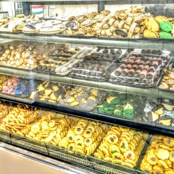 Pani Dolci - a variety of pastries in a display case - Bakeries Near Me - Jamaica, New York Pani Dolci - a variety of pastries in a display case - Bakeries Near Me - Jamaica, New York