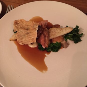 The Artichoke - chiltern hills partridge, curly kale, parsnip bark and purée, charred pear, chestnut - Modern European Near Me - Amersham, BKM