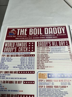 Menu photo 3 Boil Daddy Colorado Springs, CO Menu photo 3 Boil Daddy Colorado Springs, CO