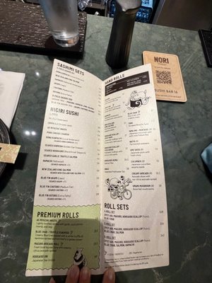 Menu photo 1 Nori Bar - Waikiki Honolulu, HI Menu photo 1 Nori Bar - Waikiki Honolulu, HI