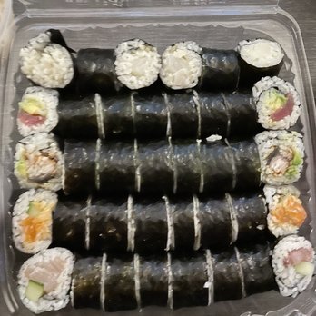 Musashi's - 5 rolls: creamy scallop, tuna + avocado, broiled eel + avocado, spicy salmon + cucumber, yellowtail + cucumber - Japanese Near Me - Hillsboro, Oregon Musashi's - 5 rolls: creamy scallop, tuna + avocado, broiled eel + avocado, spicy salmon + cucumber, yellowtail + cucumber - Japanese Near Me - Hillsboro, Oregon