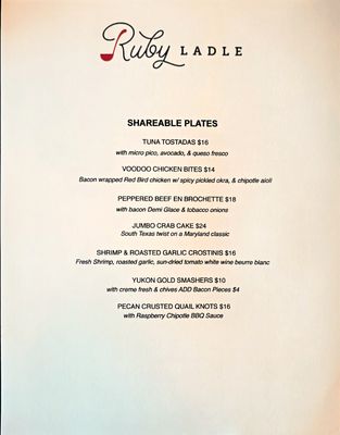 Menu photo 4 Ruby Ladle Corpus Christi, TX Menu photo 4 Ruby Ladle Corpus Christi, TX