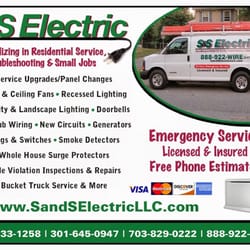 S & S Electric - A list of some of the services we offer.  If you don't see what you are looking to do just give us a call.