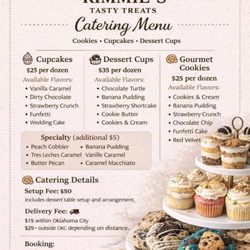 Catering menu