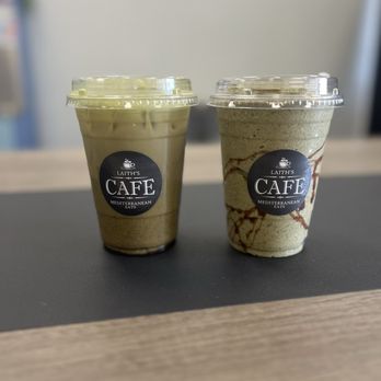 Laith's Mediterranean - Matcha w/ date seeds and green smoothie - Mediterranean Near Me - Carson, California Laith's Mediterranean - Matcha w/ date seeds and green smoothie - Mediterranean Near Me - Carson, California