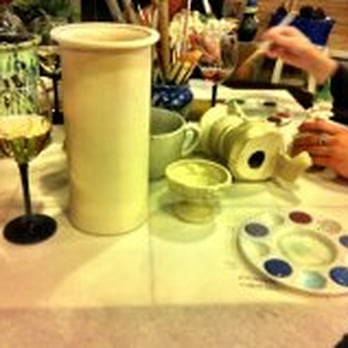Kiln N Time - Wine, wine chiller, fruit bowl, paint - Arts & Crafts Near Me - Pittsburgh, Pennsylvania