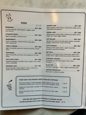 Menu photo 3 Pizza Kat Portland, OR
