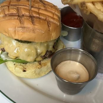 Saint Theo's - Grass fed cheeseburger and fries - Bars Near Me - New York, New York
