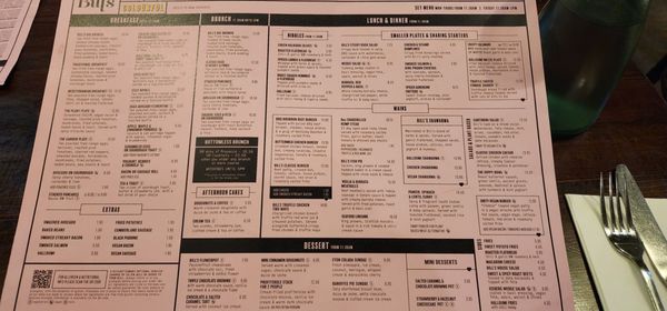 Menu photo 1 Bill's Cardiff, CRF