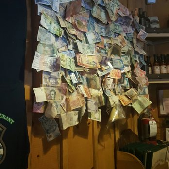 Rainbow Oaks Restaurant - Different money currencies probably from past customers - American Near Me - Fallbrook, California Rainbow Oaks Restaurant - Different money currencies probably from past customers - American Near Me - Fallbrook, California