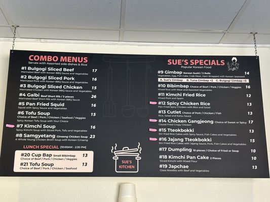 Menu photo 3 Sue’s Korean Kitchen San Diego, CA Menu photo 3 Sue’s Korean Kitchen San Diego, CA