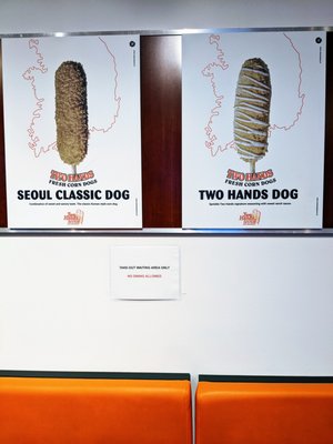 Two Hands Corn Dogs by null