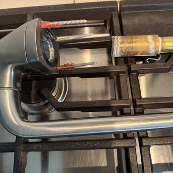Blackstone Home Services - Cheap plastic mollies holding a heavy pot-filler. - General Contractors Near Me - Glenwood, Maryland
