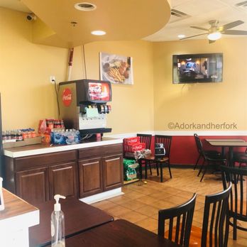 Frito Chicken - Front seating area, some limits due to covid - Chicken Wings Near Me - Ashburn, Virginia