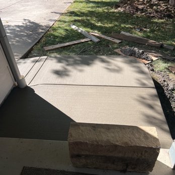 Andies Concrete - Made sidewalk wider and more level - Masonry/Concrete Near Me Andies Concrete - Made sidewalk wider and more level - Masonry/Concrete Near Me