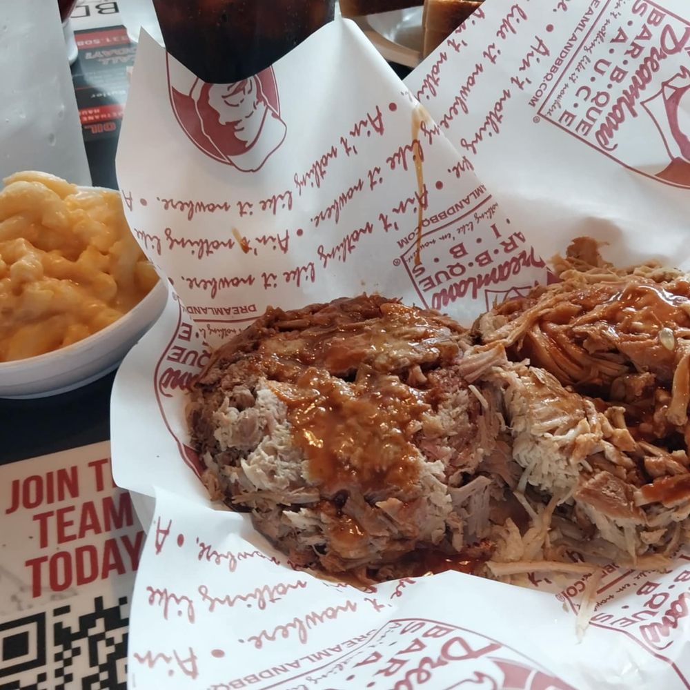 Dreamland BBQ - Two meat plate, great chicken, so so pulled pork - Barbeque Near Me - Birmingham, Alabama Dreamland BBQ - Two meat plate, great chicken, so so pulled pork - Barbeque Near Me - Birmingham, Alabama