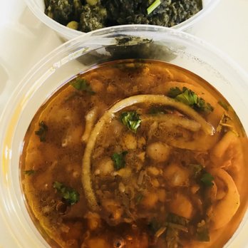 Kabob Place - Spinach (top) and chickpeas (bottom)...both really good.  Chickpeas had a hint of spice. - Afghan Near Me - Henrico, Virginia
