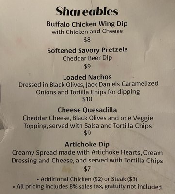 Menu photo 5 Burrata Rooftop Bistro Grand Island, NY