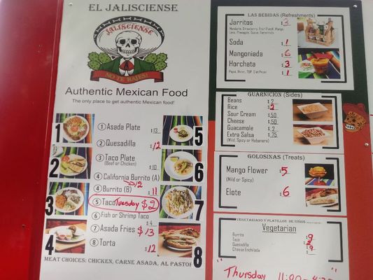 Menu photo 4 El jalisciense 2 Wahiawa, HI Menu photo 4 El jalisciense 2 Wahiawa, HI
